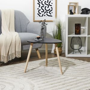 The home deco factory Table D Appoint Shelly Noir