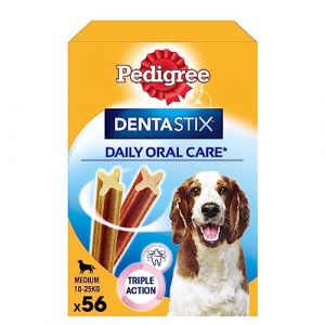 Image de Pedigree DentaStix Daily Oral Care Kit de Soin des Dents pour Chiens – Friandises pour Chien au goût Poulet et bœuf pour Tous Les Jours, différentes Tailles