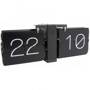 Image de Present time Horloge moderne Flip No Case noir - Noir