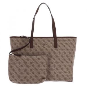 Guess Power Play Large Tech Tote Latte Logo [246913] - sac shopper sac a main