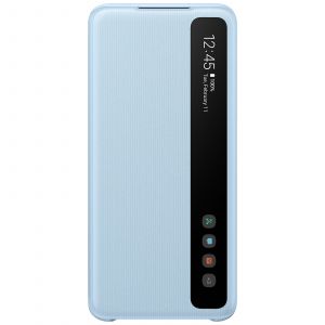 Samsung Etui S20 Clear View cover bleu