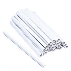Clips de fixation pour brise vue en pvc x 30 blanc