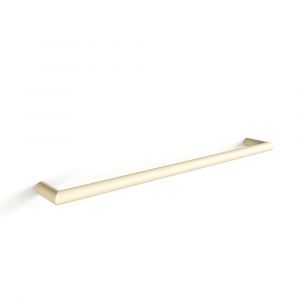 Rail à serviettes rond en acier beige cashew 105cm Vana - Metallbude