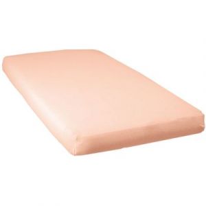 Babycalin Drap housse Jersey coton - Pêche - 70 x 140 cm