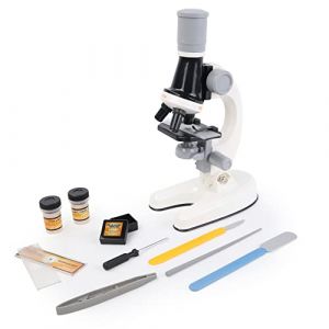 Mgm EXPLORA - Microscope Optique - Expérience Scientifique - 546032-10 Pièces - Étude des Cellules - Biologie - Kit de Découverte - Jeu pour Enfant - Scientifique - À Partir de 6 Ans