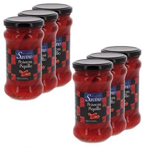 Les Saveurs de Savino - Lot 6x Poivrons piquillo - Les Saveurs de Savino - pot 225g
