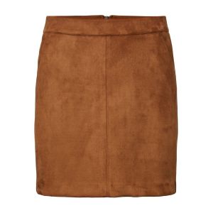 Image de Vero Moda Courte Jupe Women brown Cognac - Taille L