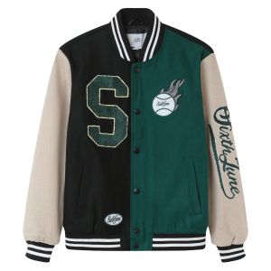 Blouson universitaire bicolore Sixth June