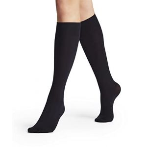 Falke Seidenglatt, Mi-Bas Femme, 40 DEN Semi-Opaques, Bleu