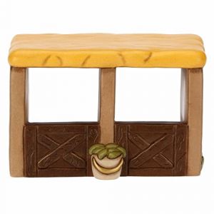 THUN - Nativit&eacute; 2022 - Figurine cr&egrave;che pour Chevaux en c&eacute;ramique d&eacute;cor&eacute;e &agrave; la Main - Ligne cr&egrave;che Classique - 15 x 10,5 x 10 cm h