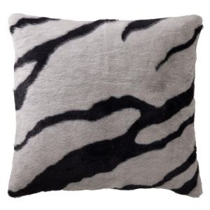 Housse d'oreiller polyester ZEBRU - noir