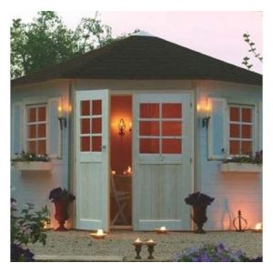 Solid NANCY 7,78m&sup2;, Toiture Shingle gris