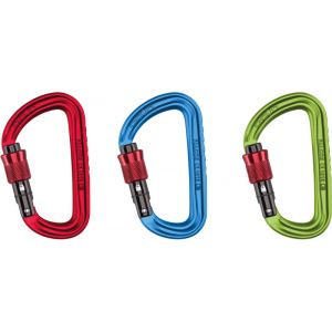 Ocun Mousquetons Falcon Screw 3-pack - Multi - Taille One Size