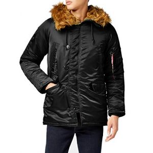 Image de Alpha Industries N3B VF 59 Manteau, Noir