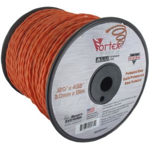 Universel Bobine Fil nylon copolymère VORTEX Alu orange - Longueur: 131m, Ø: 3,00mm