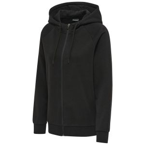 Hummel Sweatshirt à capuche zippé femme Red Classic