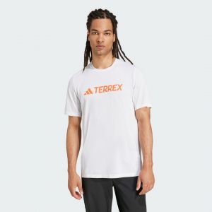 Adidas Homme Terrex Multi Climacool Logo Tech T-Shirt, White, XXL