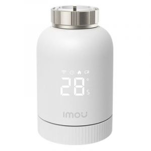Imou Thermostat de radiateur TRV1 Blanc ZigBee 3.0 6 adaptateurs Commande vocale 0,5 °C