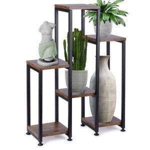 Awelco Metal flower stand with 6 levels in industrial style 823