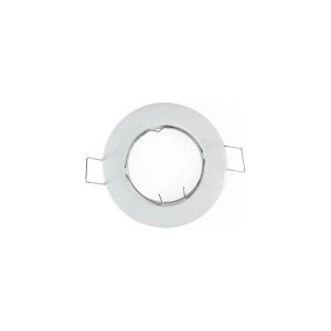 Image de Vision-El Support spot rond fixe 78 mm blanc - Finition - Blanc