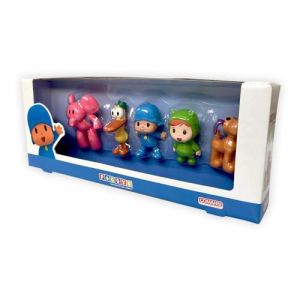 Comansi Set Collection Pocoyo 5 Figurines : Pocoyo, Elly, Canard, Loula Nina