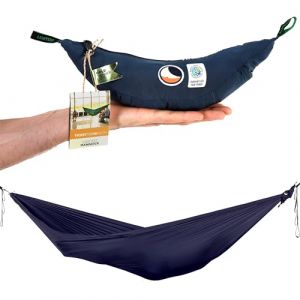 Ticket to the moon Hamac lightest nylon recycle bleu