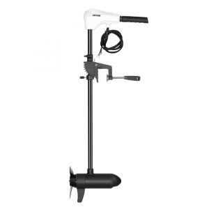 Moteur de Bateau de Pêche à la Traîne-VEVOR-Poussée 25 kg-Moteur Hors-bord Électrique 12 V, Tige 760 mm