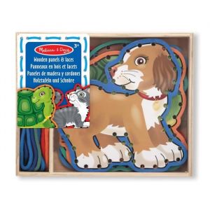 Melissa & Doug 13782 - Loisir Créatif - Wooden Panels & Laces Pets