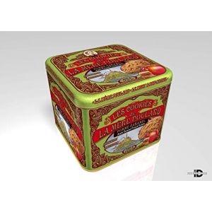 La Droguerie d'Amélie Biscuiterie Mère Poulard Coffret Collector Vert Cookies Pomme Caramel Recette Traditionnelle & Authentique sans Huile de Palme18 Biscuits 400 g