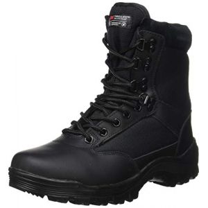 Mil-tec Tactical Bottines à fermeture Éclair YKK Kaki, Noir, 45 EU