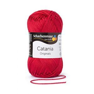 Distri Schachenmayr Catania, 9801210-00424, couleur: kirsche, Fils &agrave; tricoter