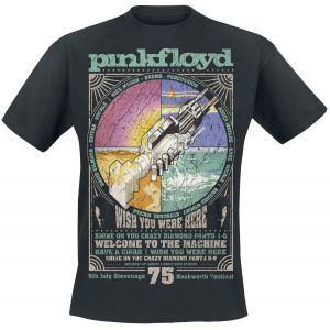 Image de Pink Floyd Wish Homme T-Shirt Manches Courtes Noir 3XL 100% Coton Regular/Coupe Standard