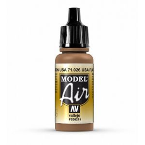 Vallejo Model Air Flacon de peinture acrylique 17 ml Us Flat Brown