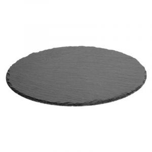 Lot de 6 iettes Plates "Ardoise" 28cm Gris Prix
