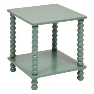 Atmosphera Table d appoint Chamlo vert olive 40x40cm créateur d'intérieur