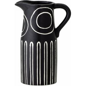 Bloomingville Vase grès motif Troy