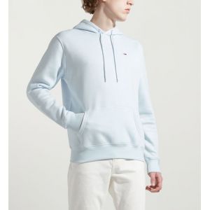 Tommy Jeans Hoodie droit molletonné flag Bleu - Couleur Bleu - Taille XL