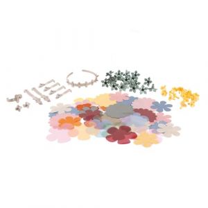 Smoby Créa - Recharge Set Bijoux Fleurs - Nombreux Accessoires Supplémentaires - A Partir de 3 Ans - Fabrication Française