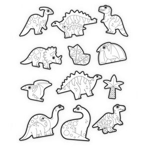 Crocodile creek Autocollants Creativity Dinosaures