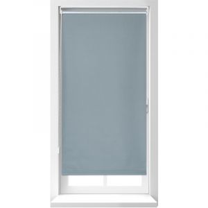 Relaxdays Store Enrouleur sans perçage, à Clipser, chaînette latérale, 80x220 cm, Largeur du Tissu 76 cm, Opaque, Gris