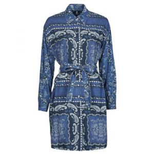 Liu Jo Robe courte ABITO CAMICIA DEN.BLUE PRINTS WASH Bleu - Taille IT 38,IT 40,IT 42,IT 44,IT 46,IT 48