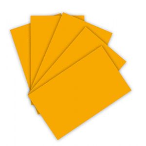 Folia 6316 – Papier de couleur 130 g/m², papier à dessin ton jaune foncé, format A3, 50 feuilles comme base pour de nombreux travaux manuels