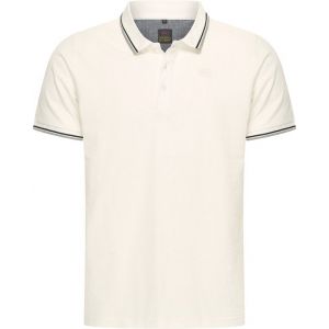 Mario Russo Polo Shirt Edward - Polo Shirt Hommes - Chemises polo hommes - Coton - Blanc cassé