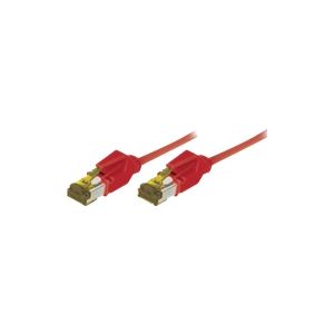 MCAD Cordon Patch Rj45 S/Ftp Cat 6A Lsoh Snagless Rouge - 0,30 M