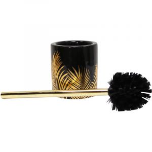 Brosse WC Imprimée "Orbella" 40cm Noir Prix