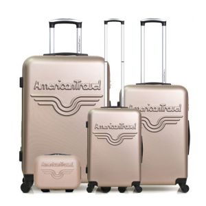 Image de AM TRAV SET DE 4 ABS 75cm 4 roues C LSEA C BEIGE