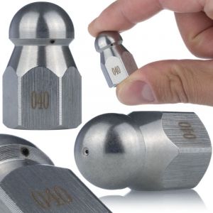 Ugello 040 1+3 per pulizia liquami con tubo G1/4F per idropulitrice