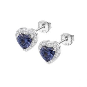 Boucles oreilles Lotus Silver Colors - LP3784-4-1 Bleu Argent 925/1000