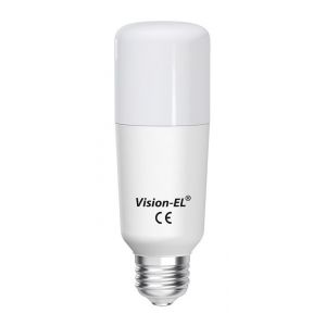 Vision-El Ampoule Led TUBE 15W (140W) E27 Blanc chaud 3000&deg;K D&eacute;poli