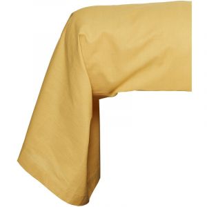 Today Taie de traversin Essential - 45 x 185 cm - 100% Coton uni - Ocre